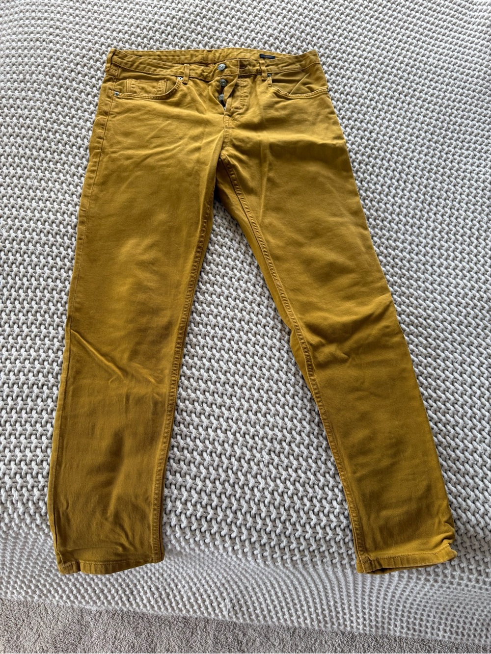 Mustard Yellow Slim Jeans